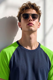 Navy & Green