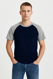Navy & Heather Grey