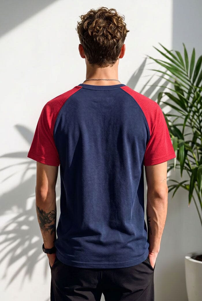 Navy & Red