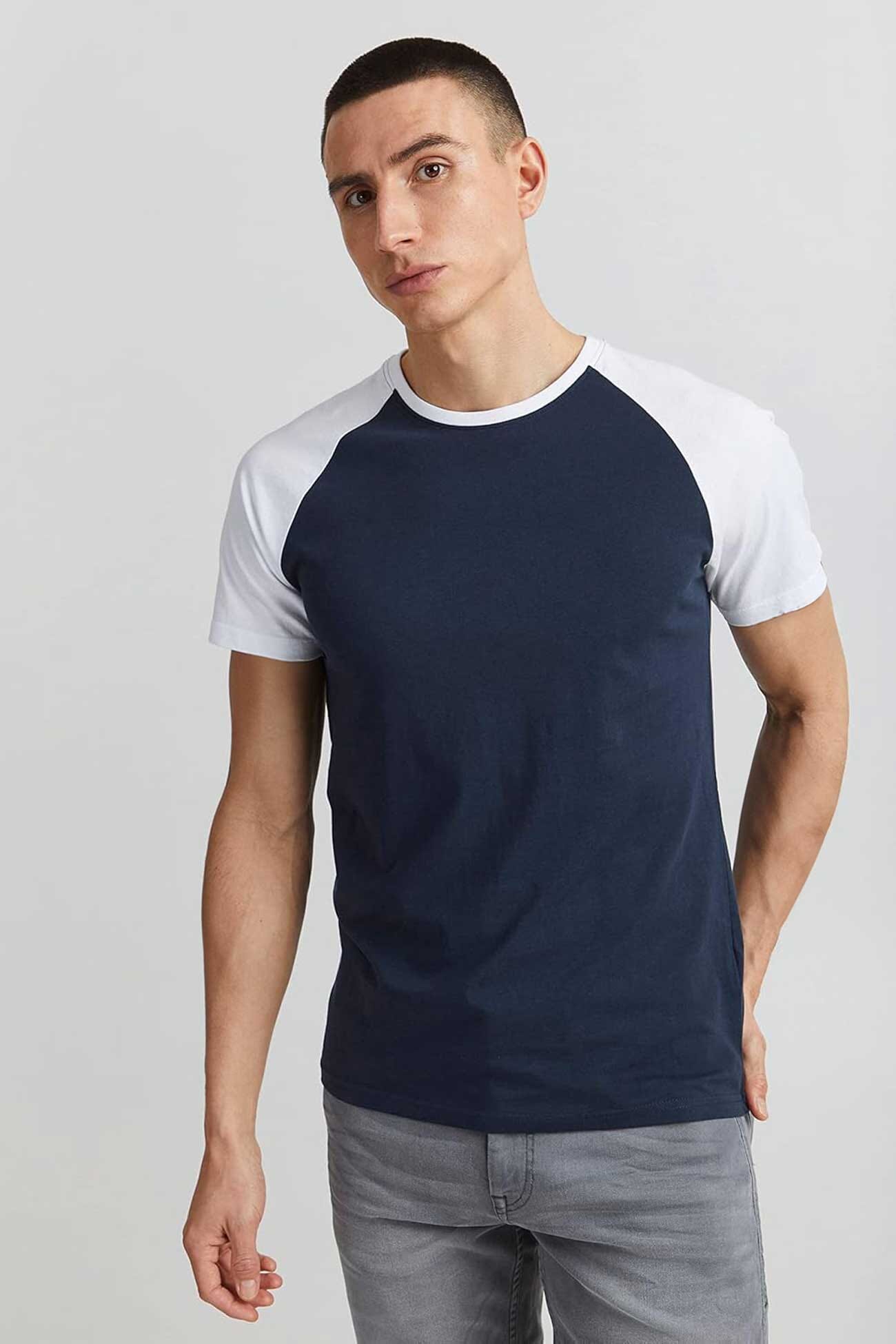 Navy & White