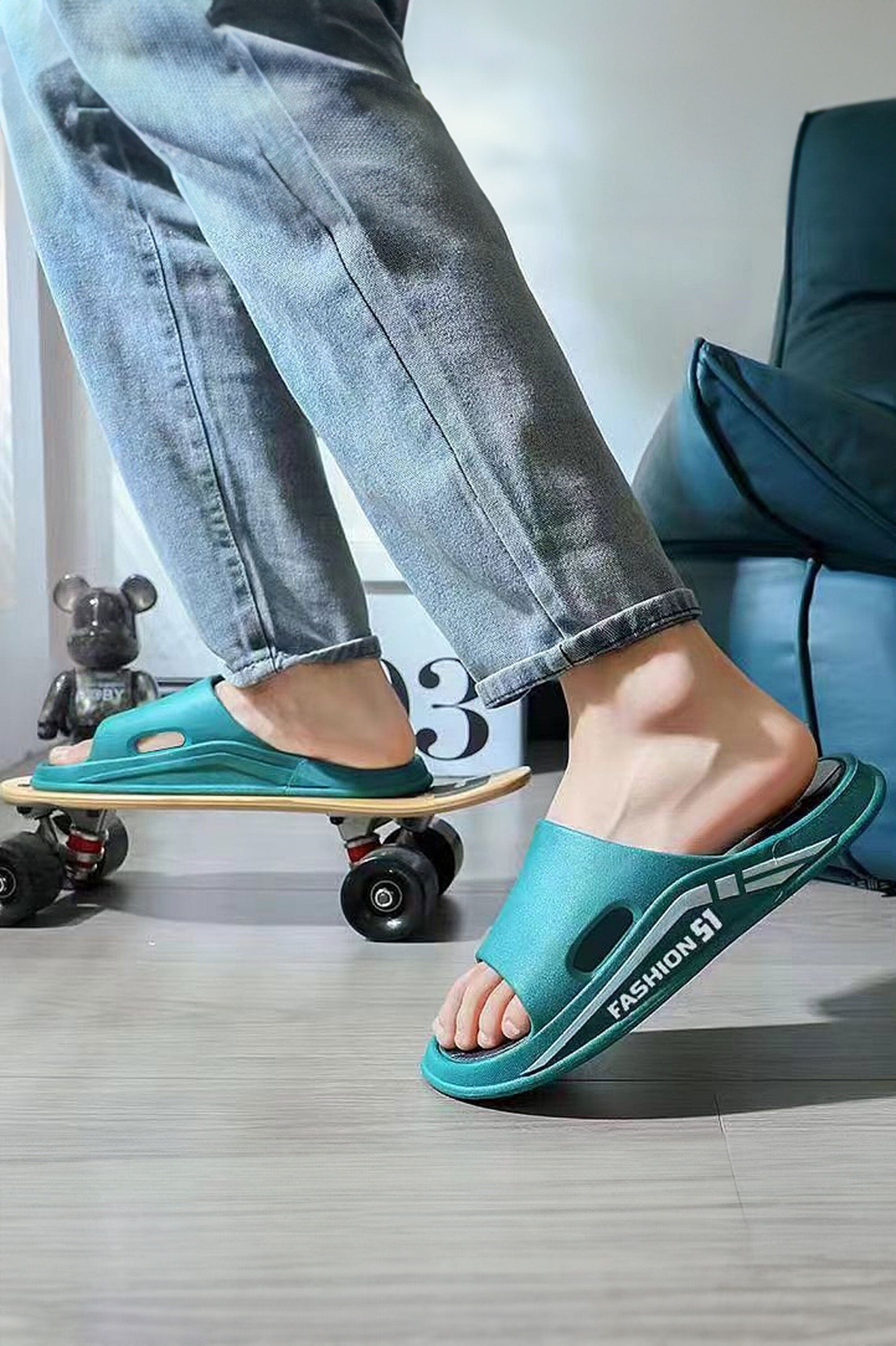 Men's Summer Soft Sole Casual Slippers Men's Shoes Sunshine China 