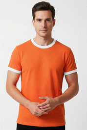 Orange & White