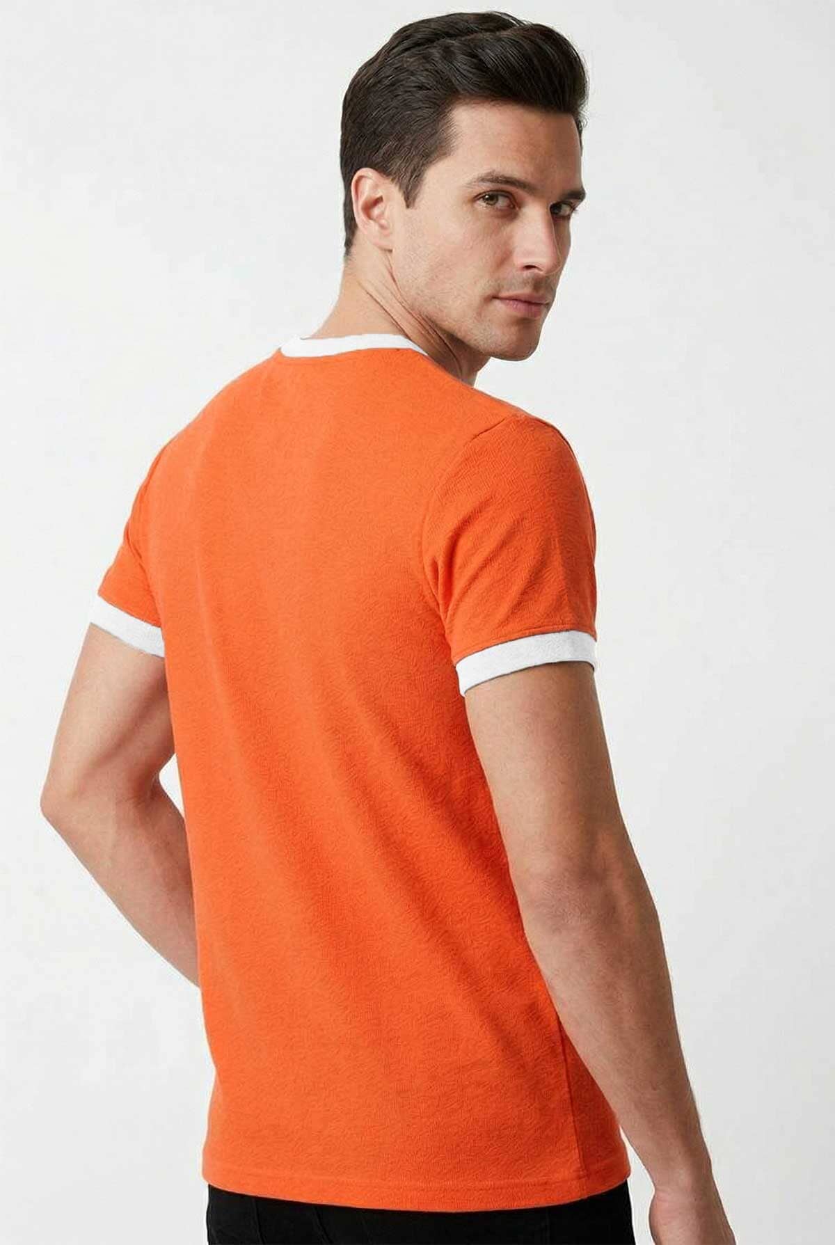 Orange & White