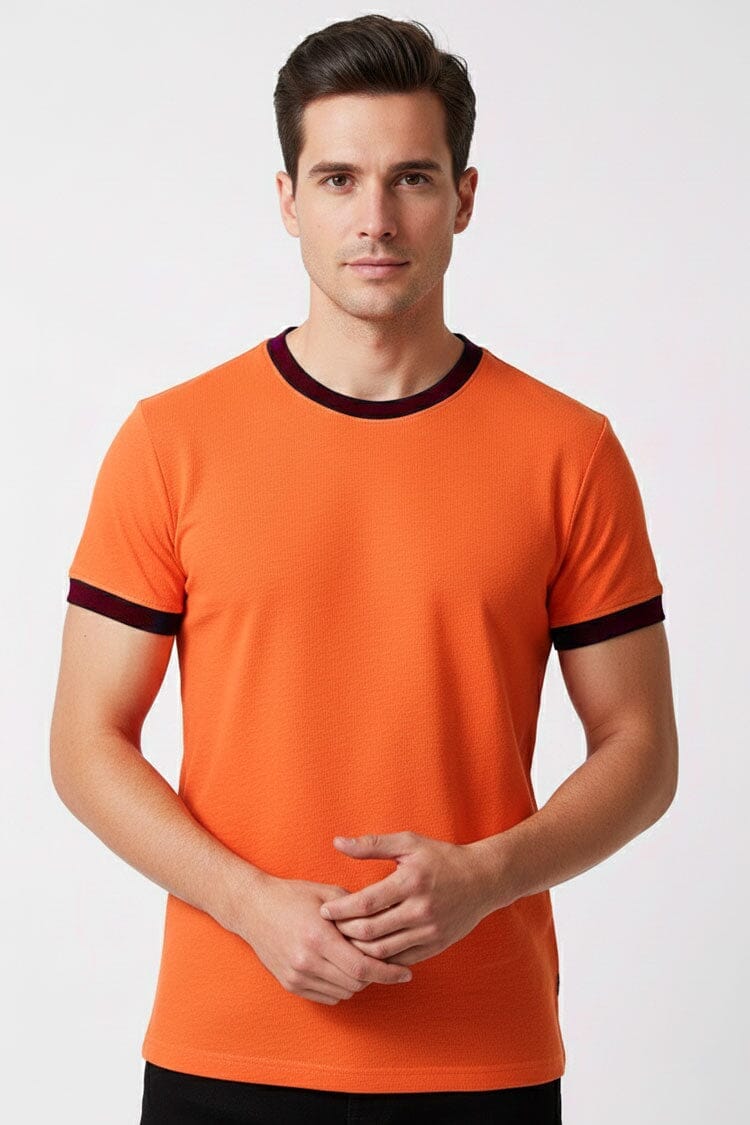 Orange & Burgundy