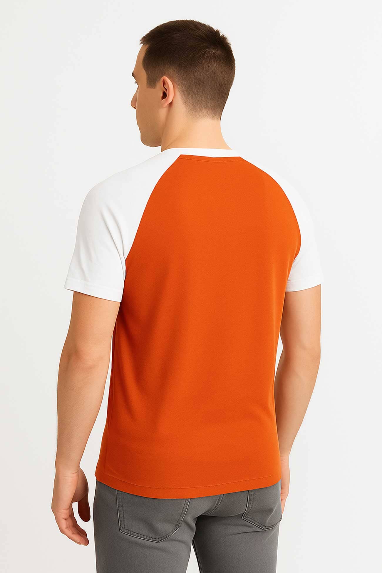 Orange & White