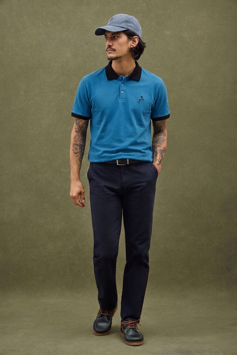 Blue & Black