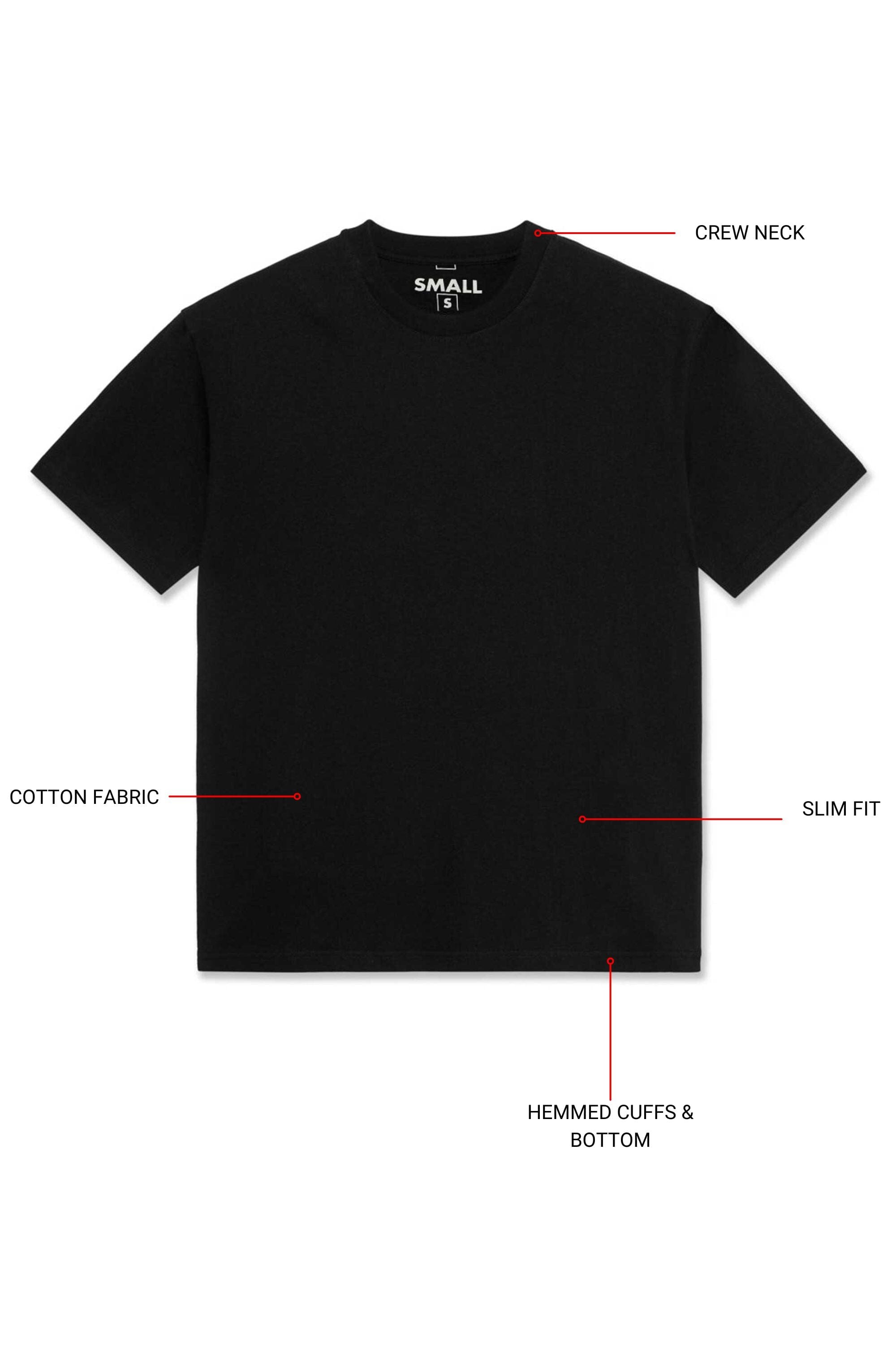 Men's Classic Crew Neck Tee Shirt