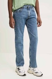 GS Men's Distressed Straight Fit Denim