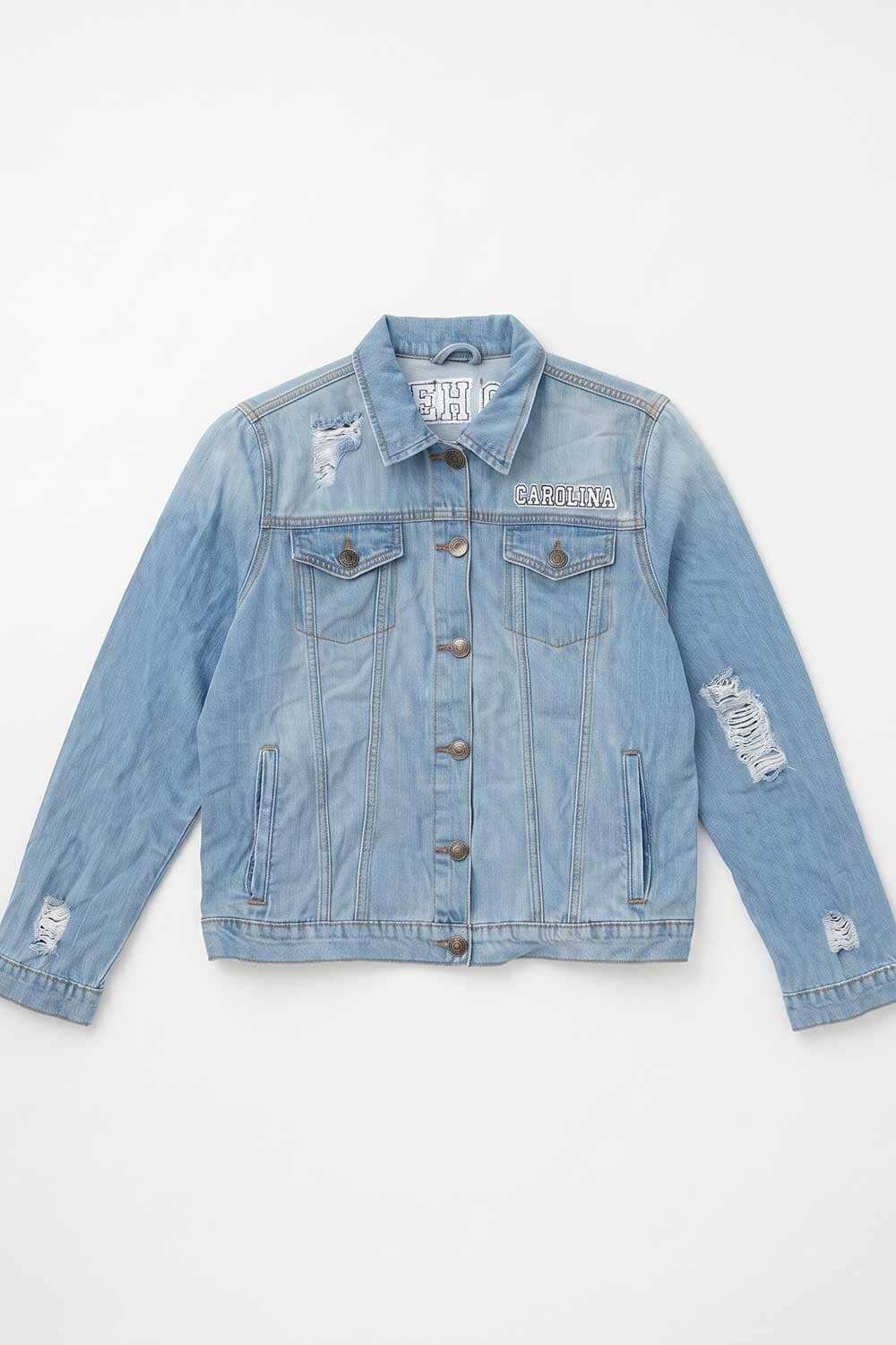 Women's Carolina Distressed Denim Jacket