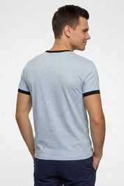 Sky Melange & Black