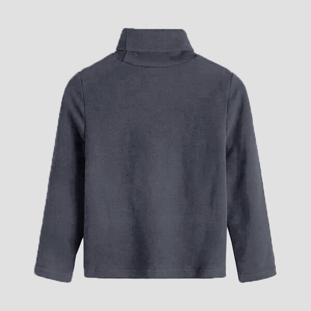 Polo Republica Kid's High Neck Minor Fault Sweat Shirt Boy's Sweat Shirt Polo Republica Slate Grey 2-3 Years 