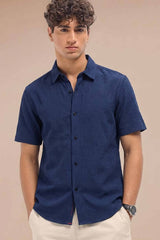 Smart Fitter Men's Textured Premium Casual Shirt