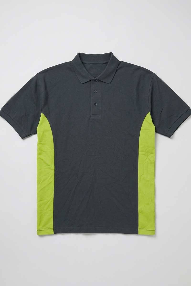 Men's Contrast Panel Polo Shirt