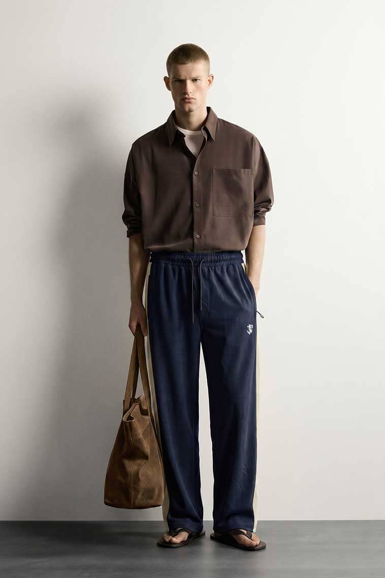 Navy & Cream