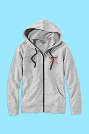 Polo Republica Men's USA Crest & 85 Embroidered Zipper Hoodie