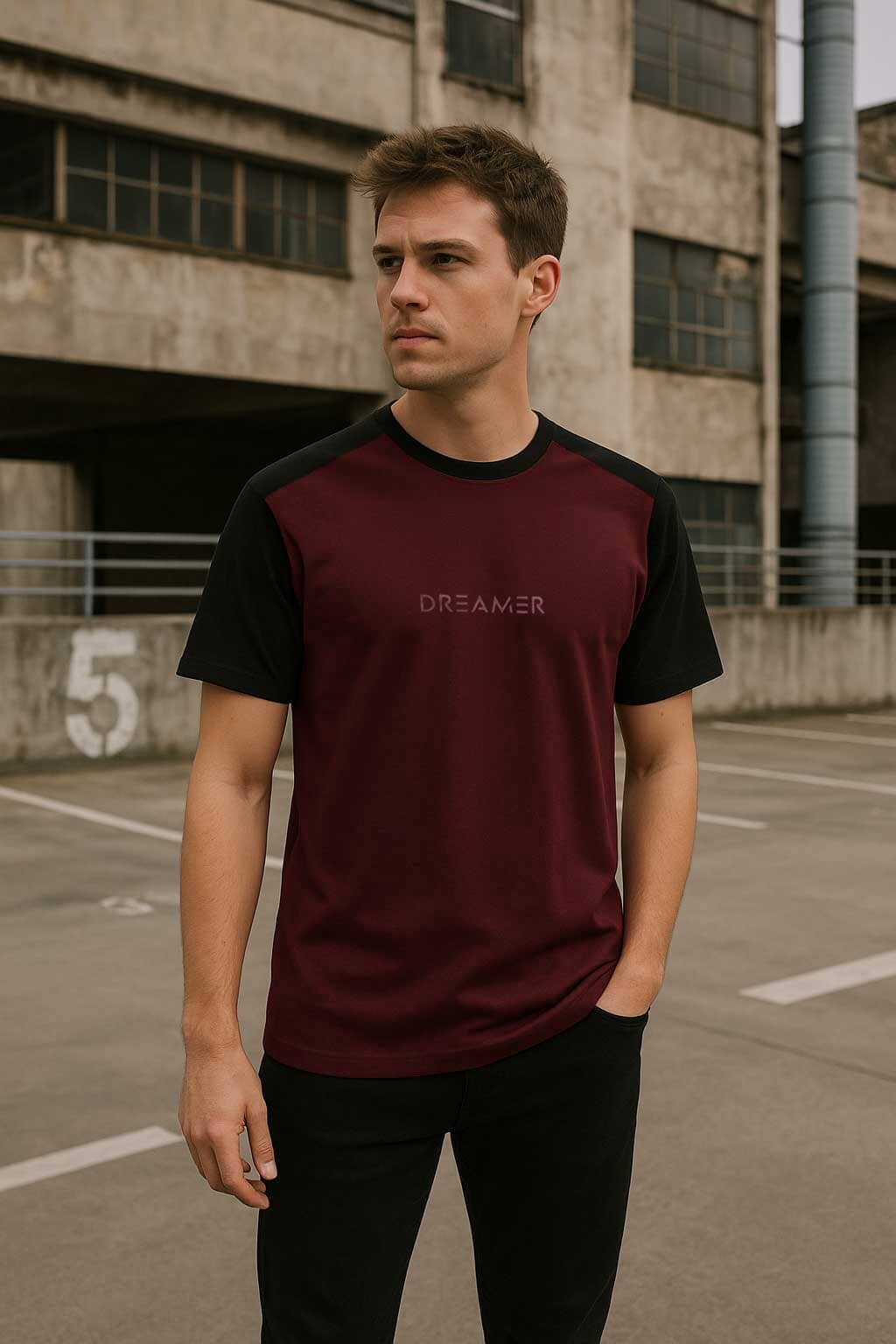 Maroon & Black