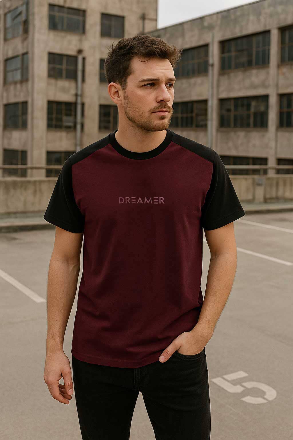Maroon & Black