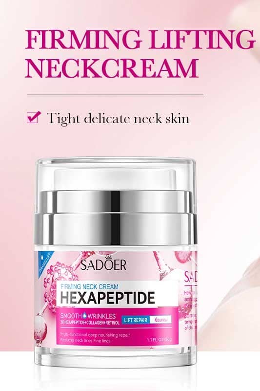 Sadoer Hexapeptide Firming Neck Cream - 50g