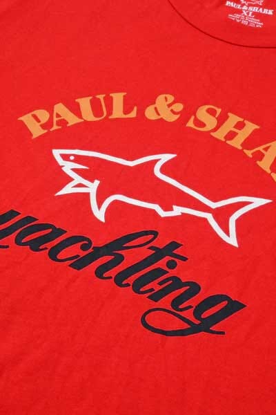 Paul & Shark Men's Printed Crew Neck Tee Shirt
