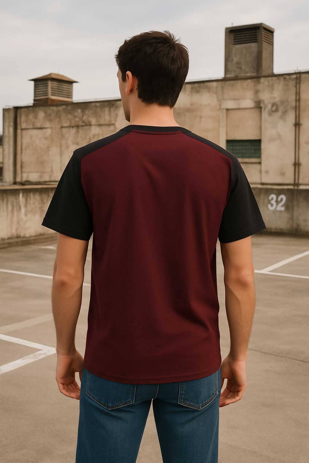 Maroon & Black