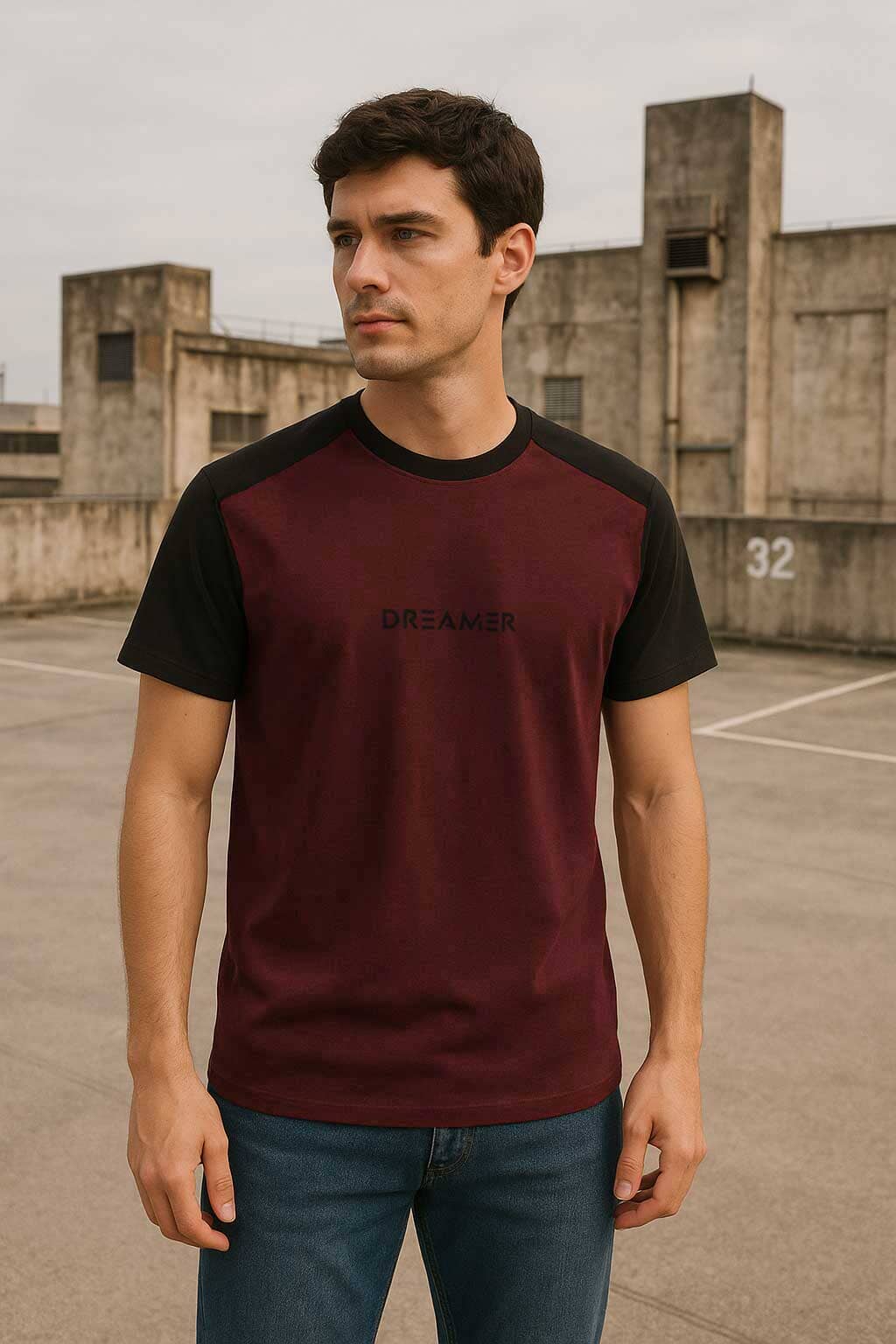 Maroon & Black