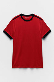 Polo Republica Men's Contrast Striped Tee Shirt