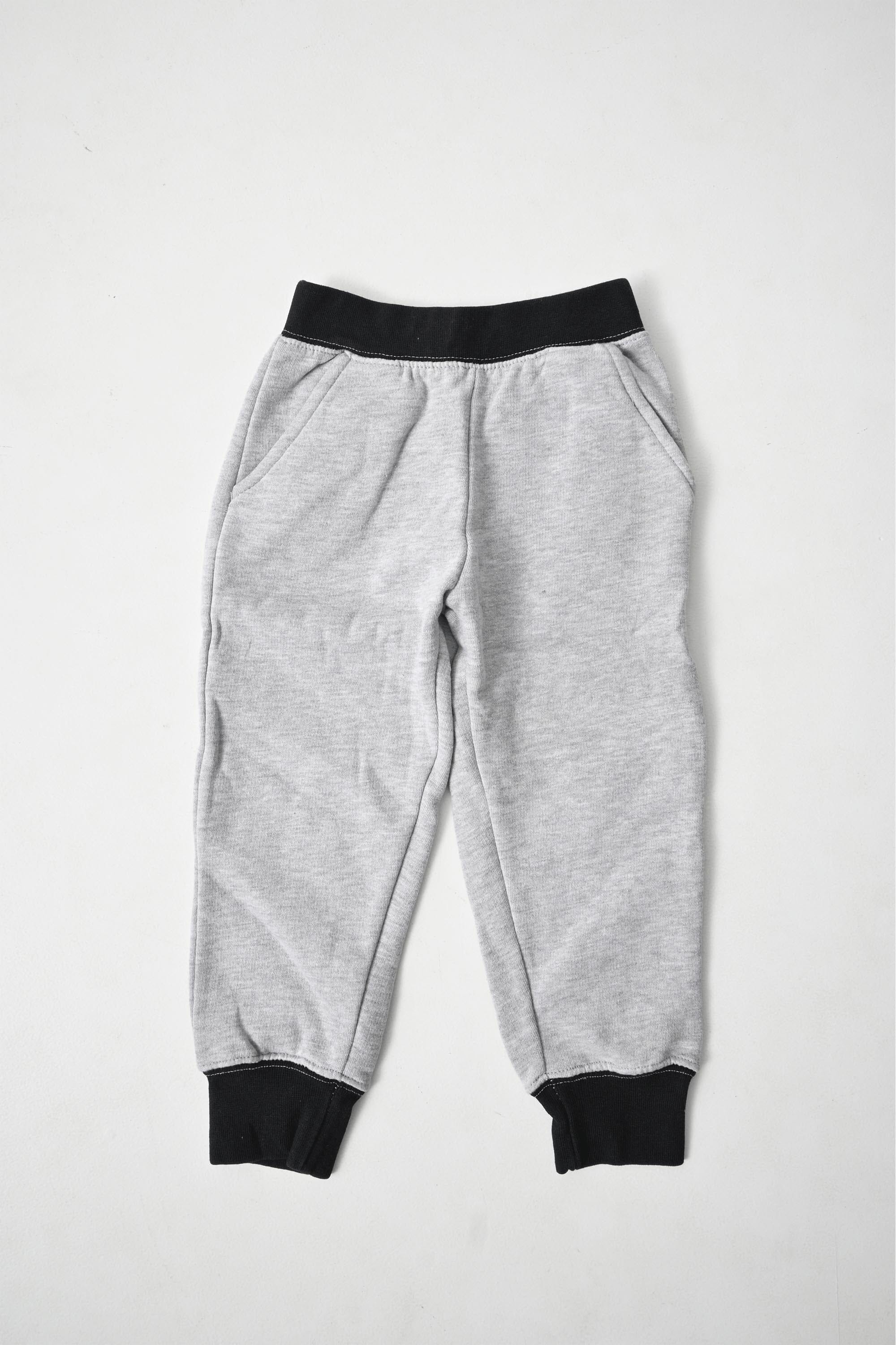 Polo Republica Kid's Comfortable Jogger Pants Boy's Trousers Polo Republica Heather Grey 2-3 Years 