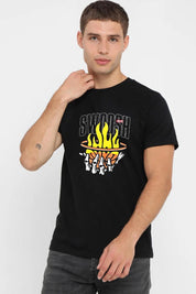 Polo Republica Men's Swoosh Printed Crew Neck Tee Shirt Men's Tee Shirt Polo Republica 