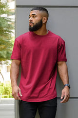 Polo Republica Men's Essentials Curved Loose Fit Short Sleeve Tee Shirt