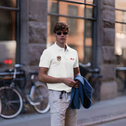 Polo Republica Men's Double Pony & LV Crest Embroidered Polo Shirt Men's Polo Shirt Polo Republica 