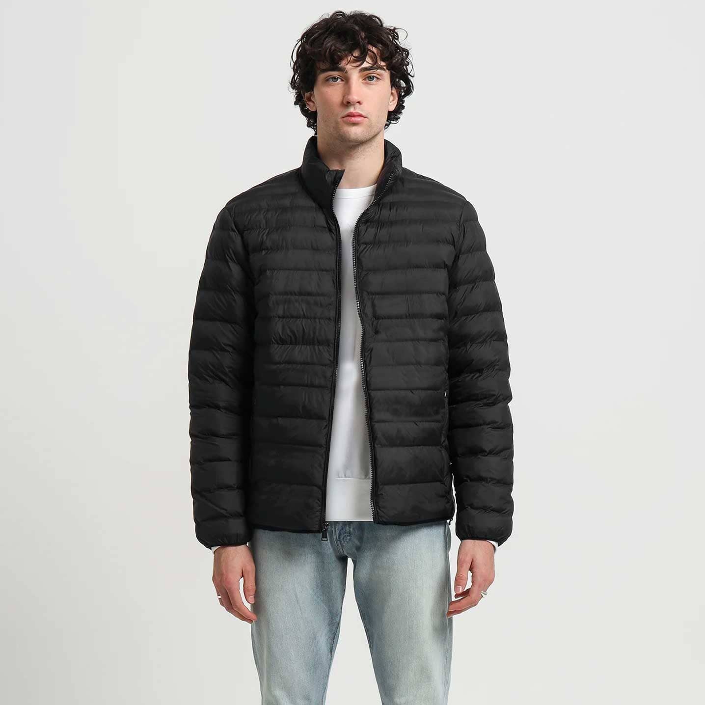 Life Men's Long Sleeve Puffer Jacket Men's Jacket HAS Apparel Black S 