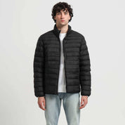 Life Men's Long Sleeve Puffer Jacket Men's Jacket HAS Apparel Black S 