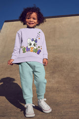 Cutie Kid's Shine Printed Fleece Sweat Shirt