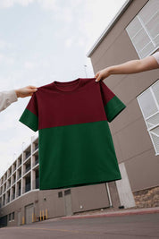 Polo Republica Men's Contrast Oversized Tee Shirt