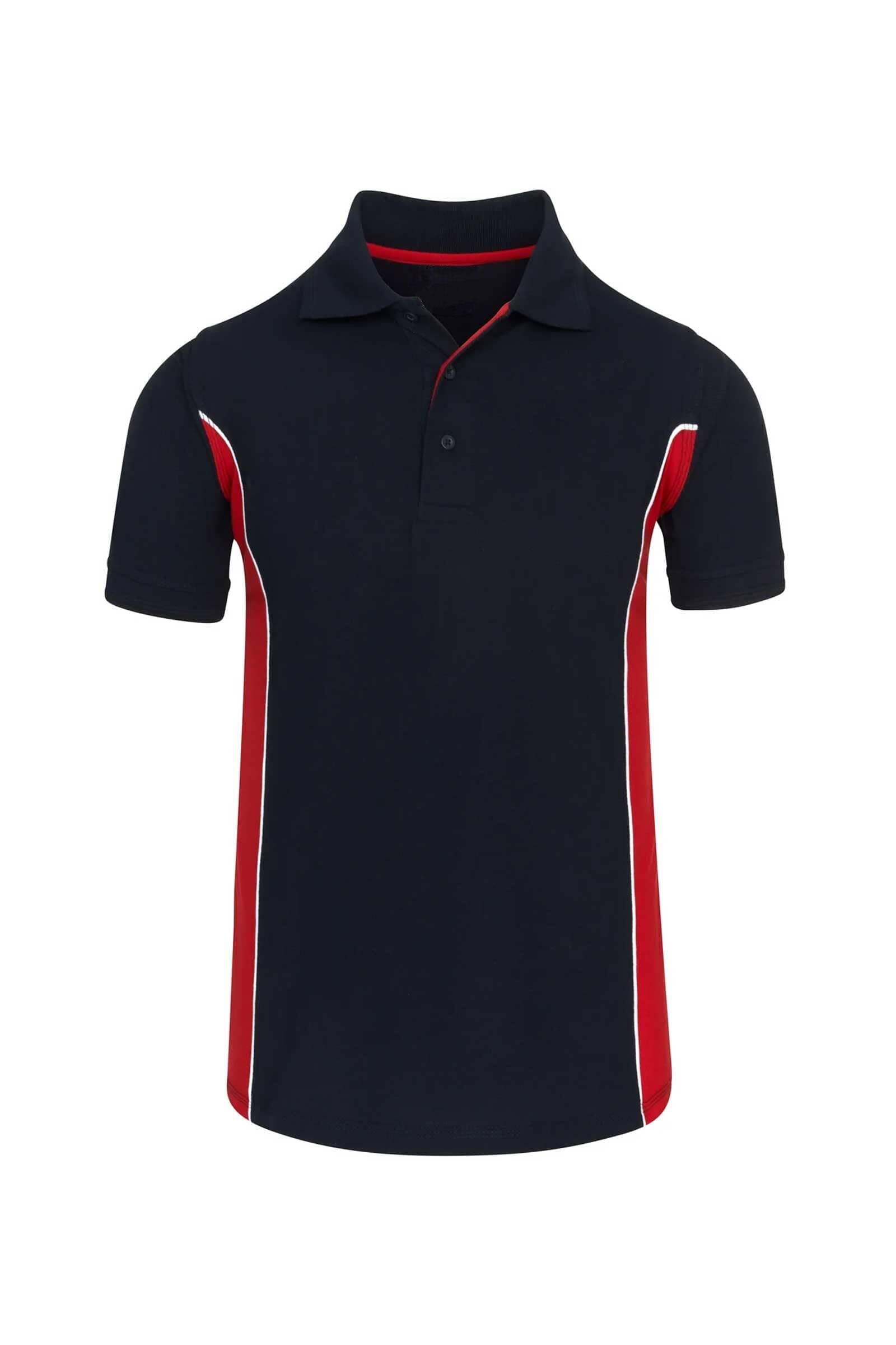 Navy & Red
