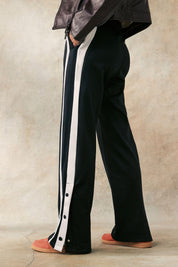 East West Women's Side Buttons Fleece Trousers