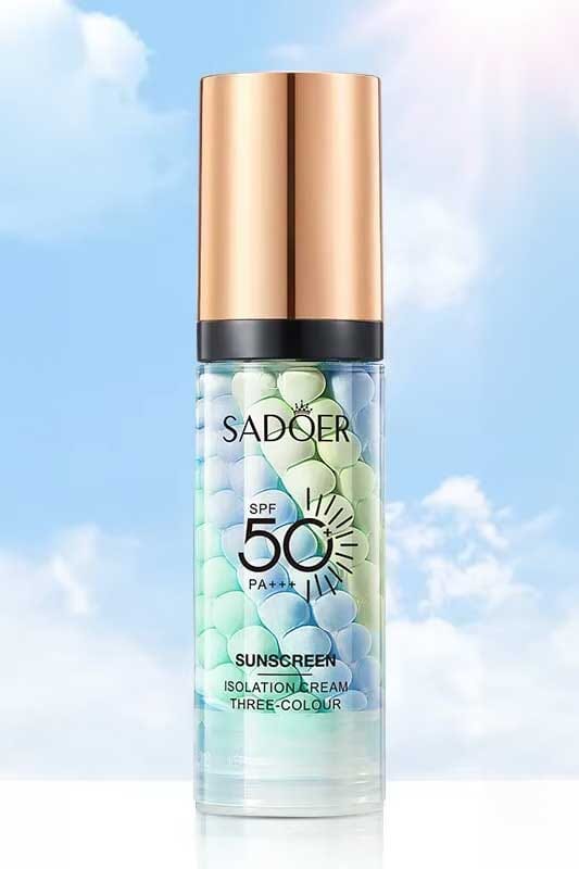 Sadoer SPF 50+ PA+++ Three Color Sunscreen Isolation Cream