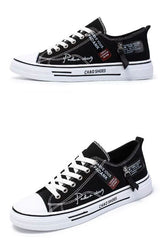 Men's Low-Top Canvas Sneakers