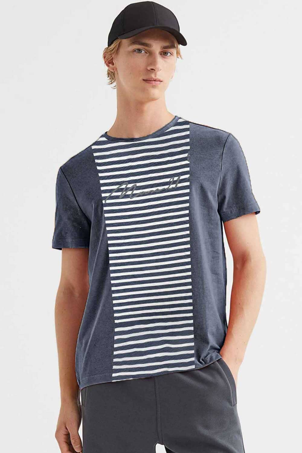 White & Navy