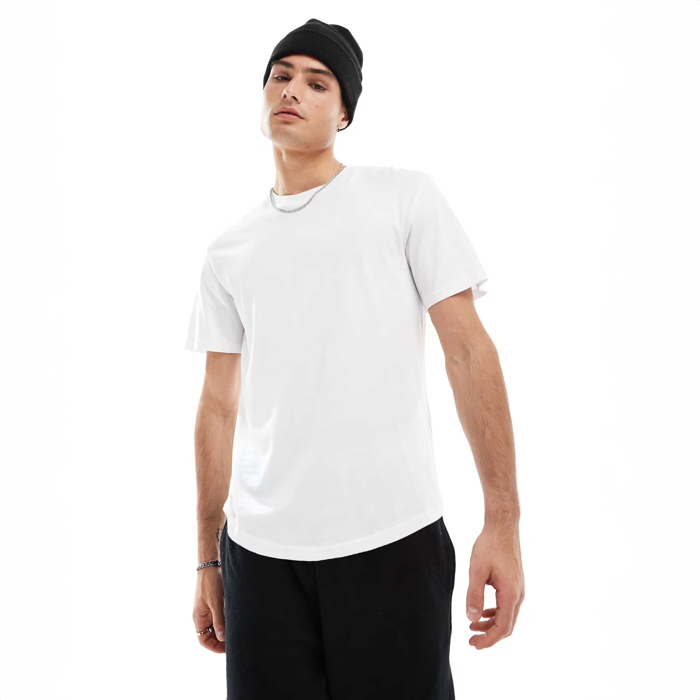 Polo Republica Men's Loose Fit Crew Neck Tee Shirt Men's Tee Shirt Polo Republica Off White S 