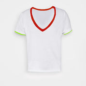 Women's Emmen Short Sleeve V-Neck Minor Fault Tee Shirt Minor Fault Image 