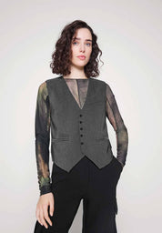 HM Women's Boras Slim Fit Design Minor Fault Waist Coat Minor Fault First Choice XS-42 