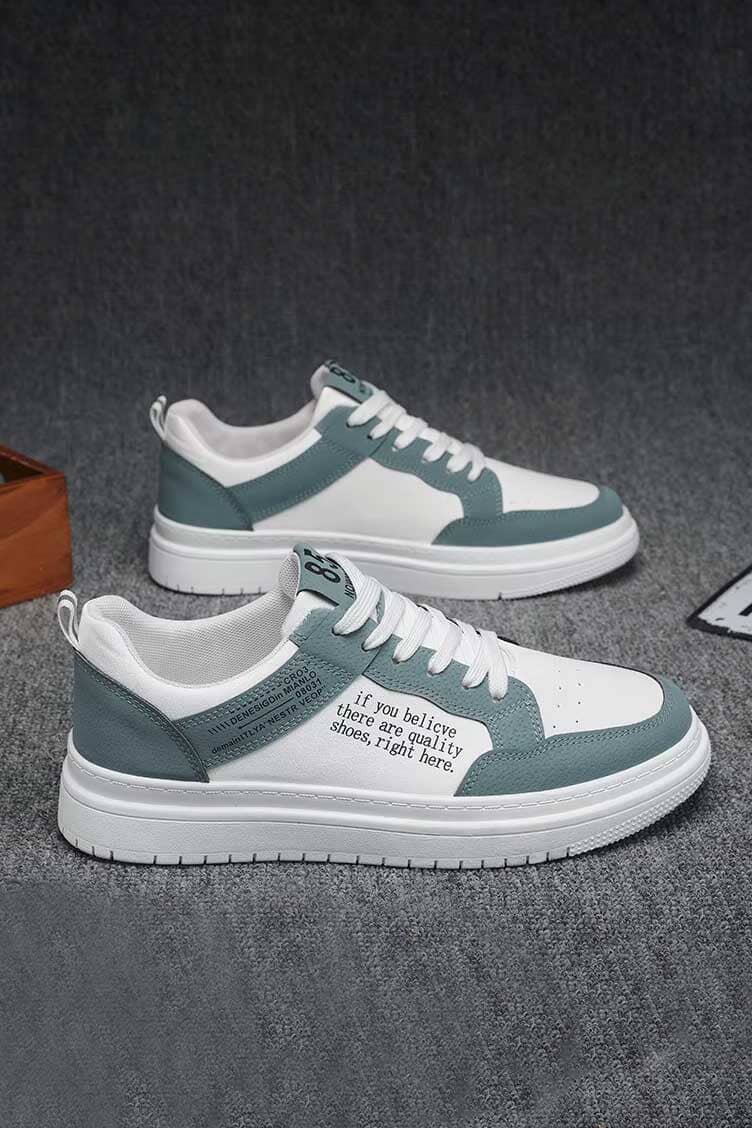 White & Powder Blue