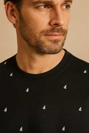 NB Men's Boat Crew Neck Tee Shirt