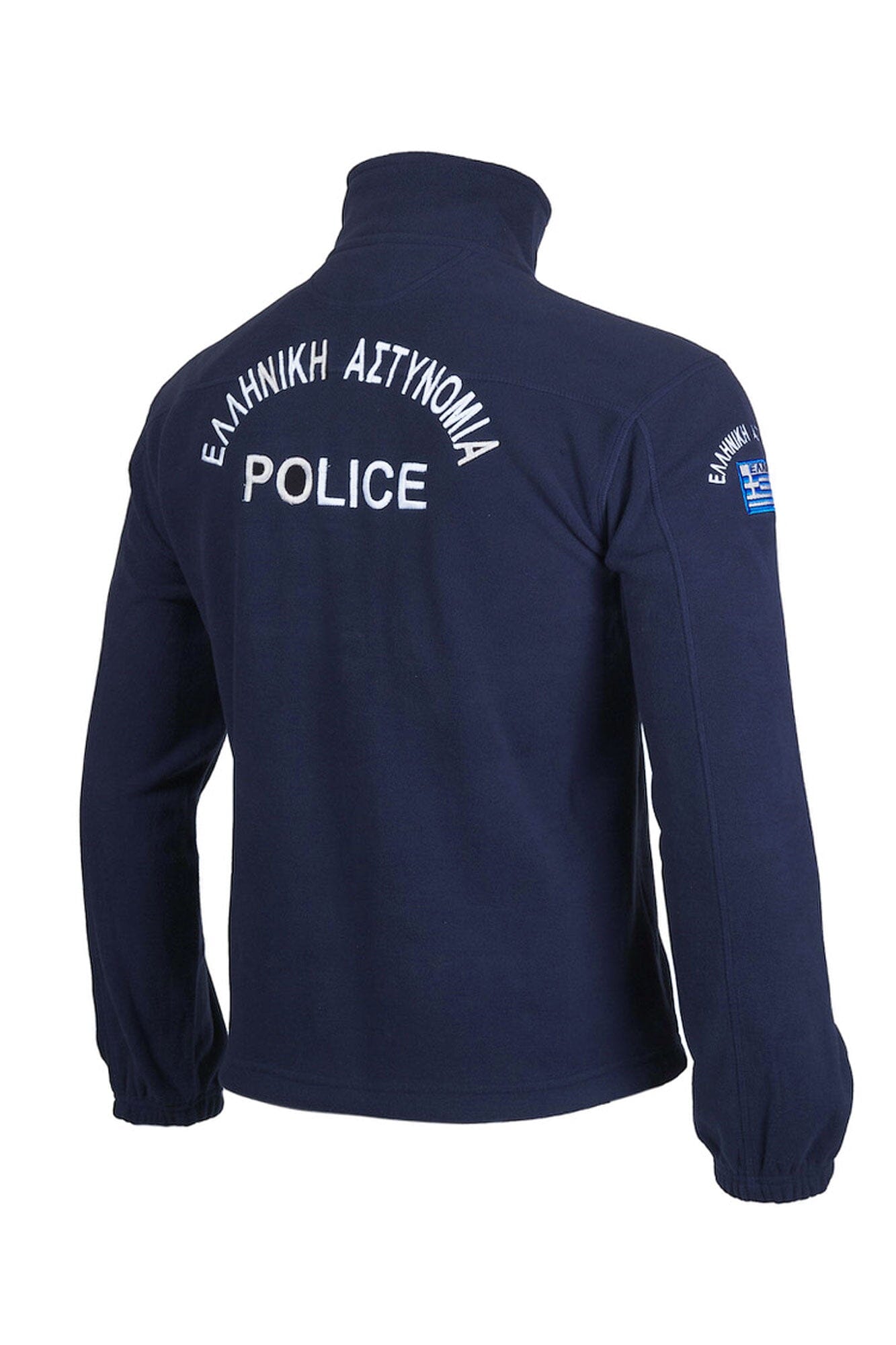 WL Men's Police Embroidered Polar Fleece Minor Fault Zipper Jacket Minor Fault Image 