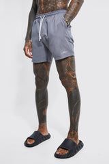 BM Men's Mid Length Classic Activewear Swim Shorts