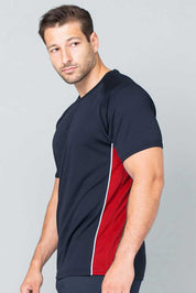 Navy & Red