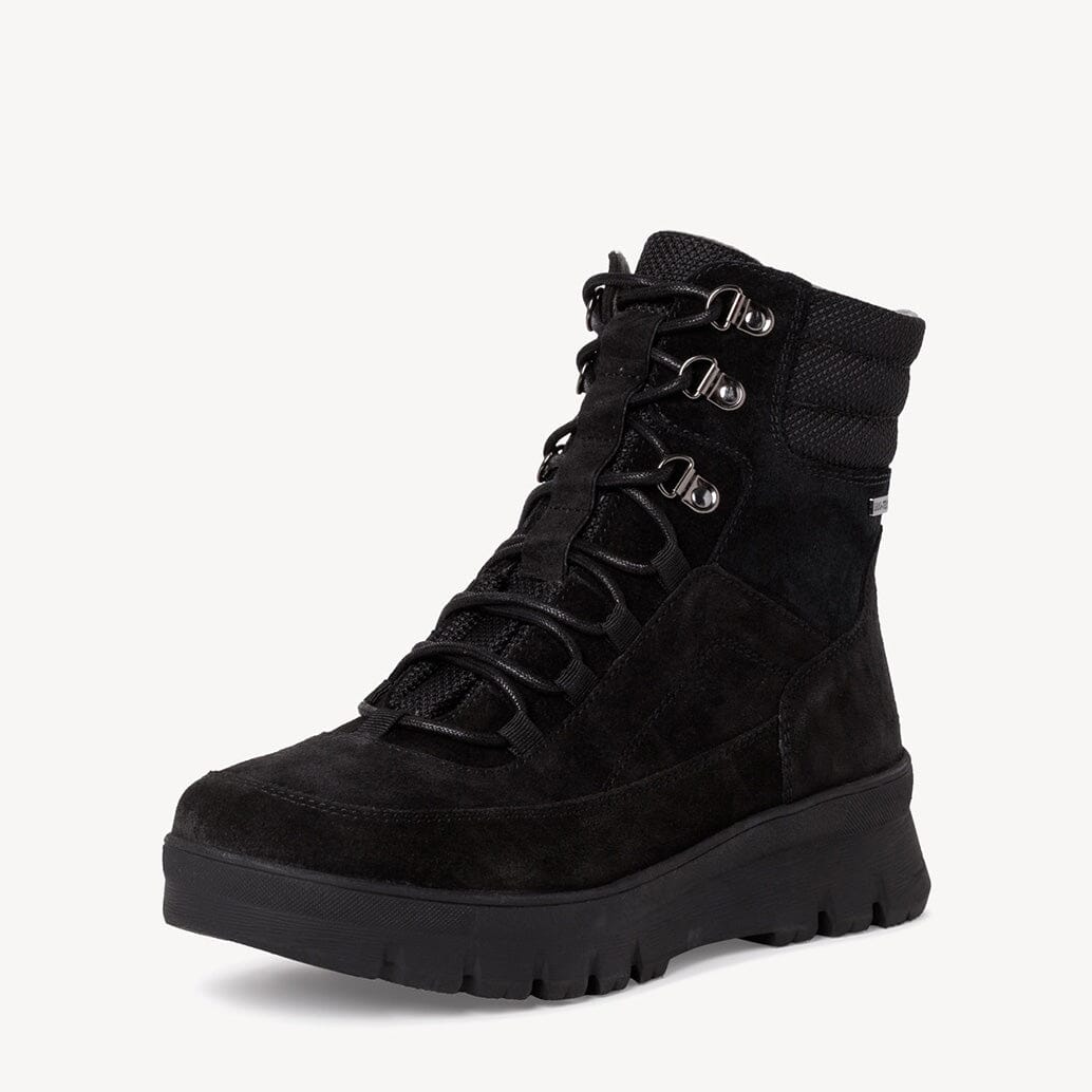 Tamaris Unisex Premium Round Tip Boots Unisex Shoes Shafi Pvt. Limited Black EUR 36 