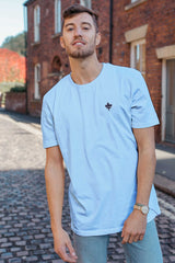 Polo Republica Men's Maple Leaf Printed Crew Neck Tee Shirt