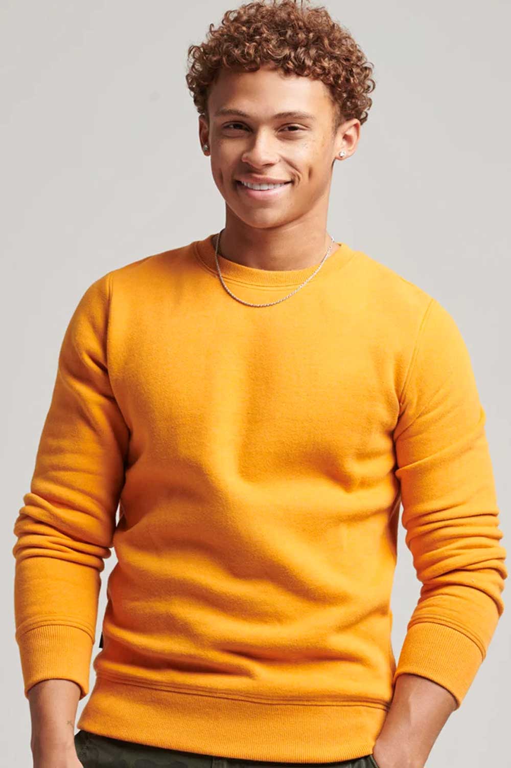 Polo Republica Men's Astrakhan Fleece Minor Fault Sweat Shirt Minor Fault Polo Republica Mustard S 